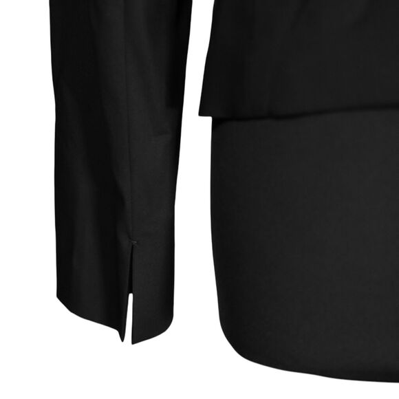 Elie Tahari Women's Jacket Black Wool Stretch Snap Button Work Career Blazer 12 - Picture 10 of 10